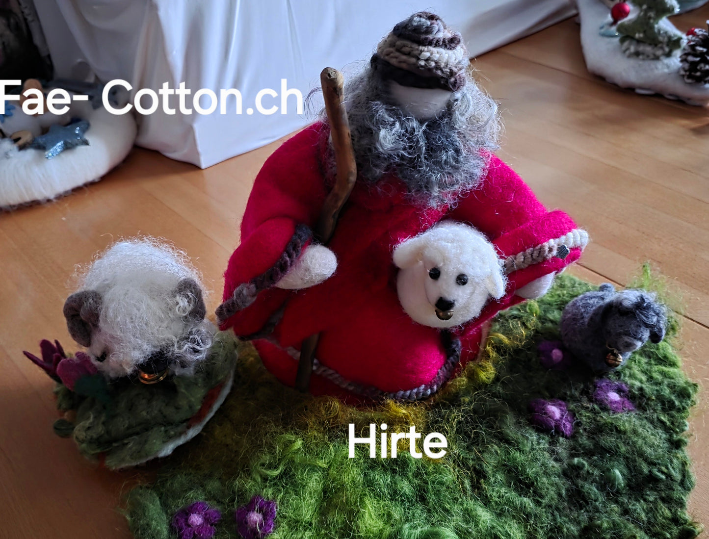 Hirte mit Schäfchen