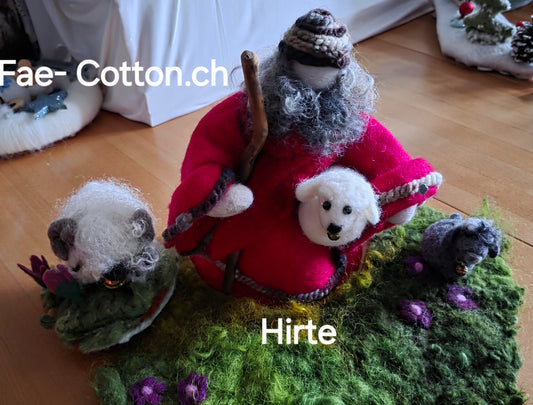Hirte mit Schäfchen